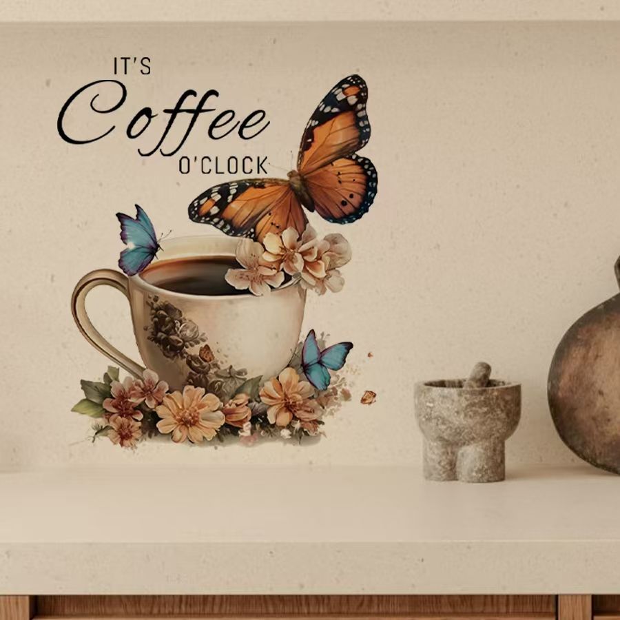 IT's Coffee O'Clock Creative P - Pvc Panel Background 评论和价格