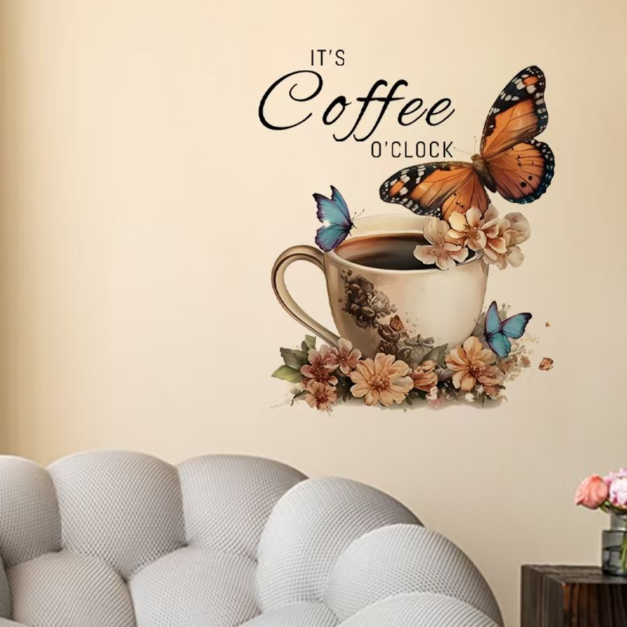 IT's Coffee O'Clock Creative P - Pvc Panel Background 评论和价格