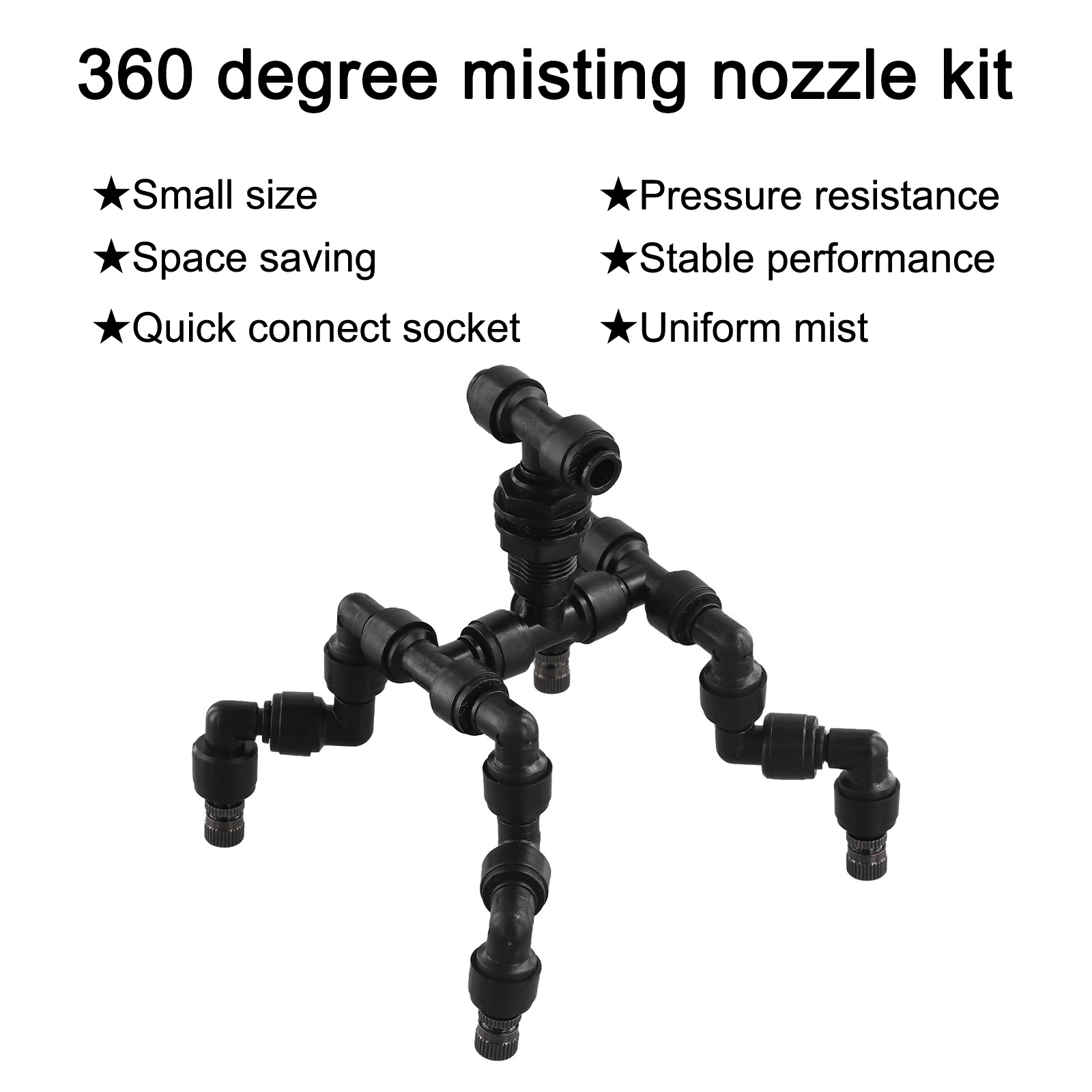 Black Plastic 360 Rotation Mis - Misting Nozzle Reptile 评论和价格