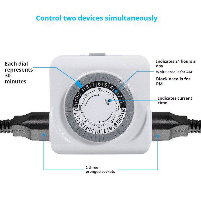 US SPEC/PLUG Standard Certific - Timer Dual Outlet 评论和价格