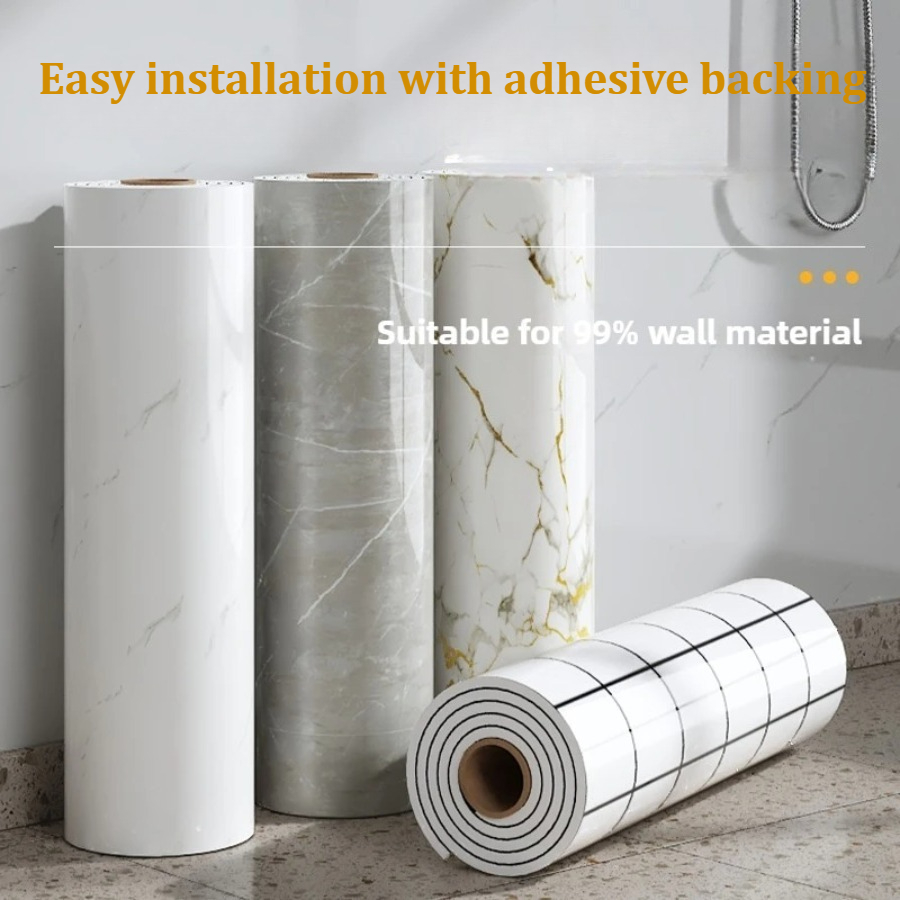 Waterproof Self-Adhesive Marbl - Pvc Panel Background 评论和价格
