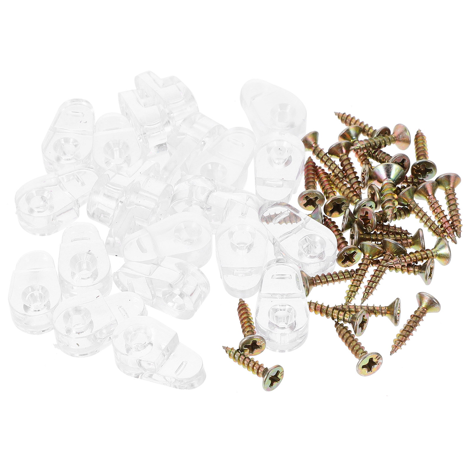 20Pcs Glass Door Clips Fixing  - Glass Door Hinge 评论和价格