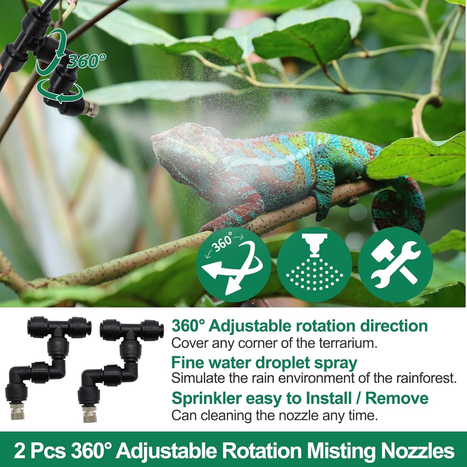 Reptile Humidifiers Smart Mist - Misting Nozzle Reptile 评论和价格