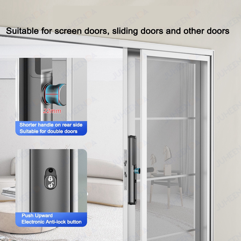 TTLock App Smart Aluminum Door - Glass Door Hinge 评论和价格